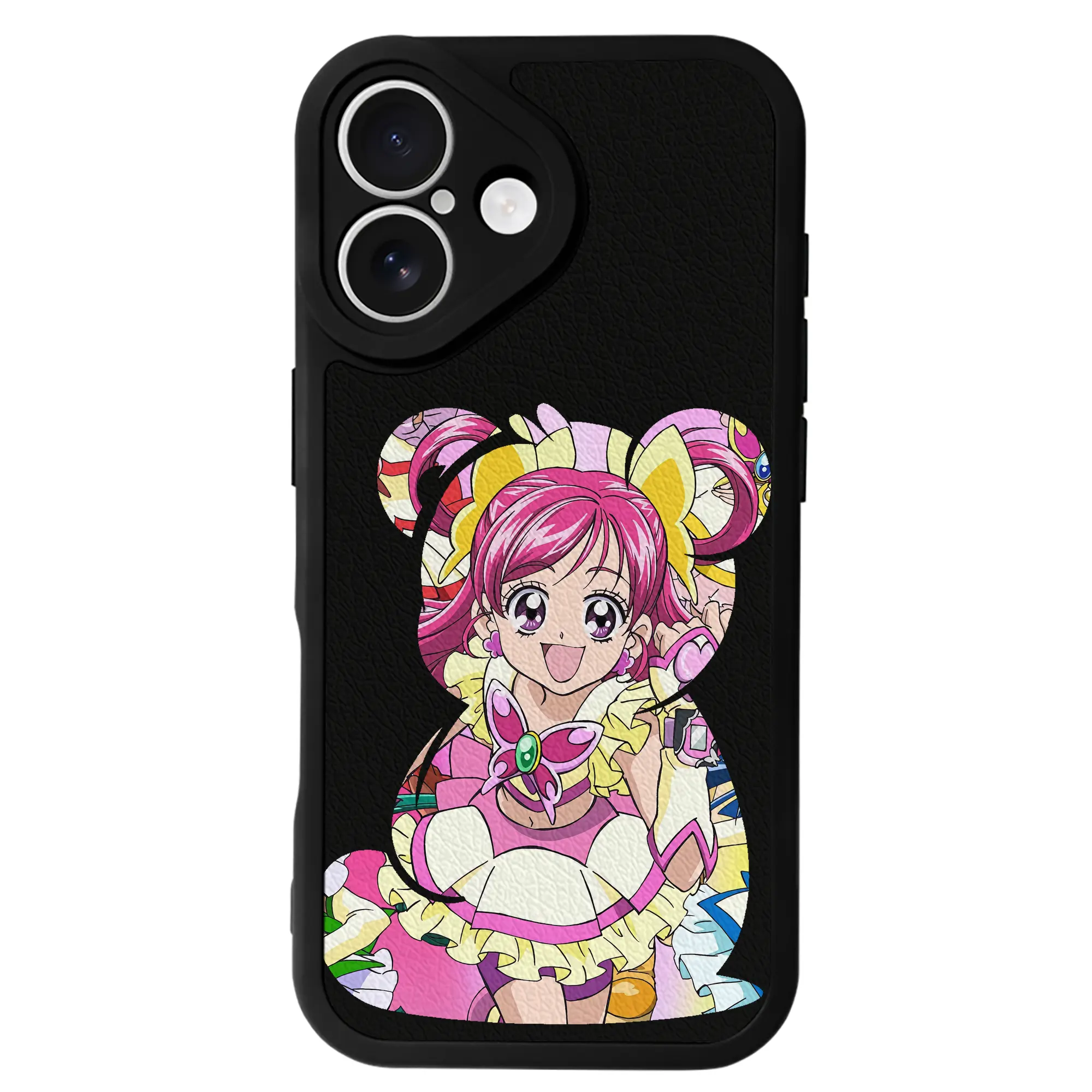プリキュア グッズ,夢原のぞみ - IPhone 16シリーズ対応 ・ シリコンスマホケース ・ レザー調 ・ 高精度フィット ・ 耐衝撃 ・ ワイヤレス充電対応 ・ 精密カット